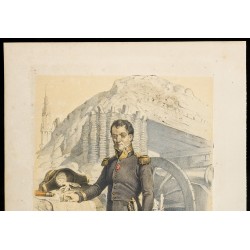 Gravure de 1846 - Portrait du Général Carnot - 2