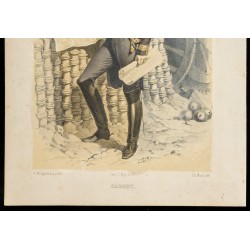Gravure de 1846 - Portrait du Général Carnot - 3