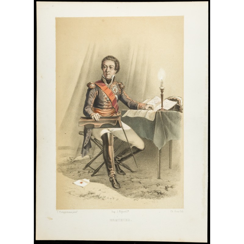 Gravure de 1846 - Portrait de Berthier - 1