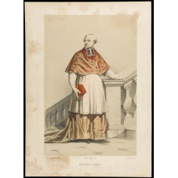 Gravure de 1846 - Portrait du Cardinal Joseph Fesh - 1