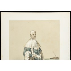 Gravure de 1846 - Portrait de Louis de Fontanes - 2