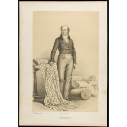 Gravure de 1846 - Portrait de Oberkampt - 1