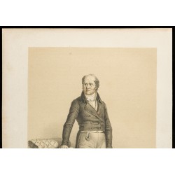 Gravure de 1846 - Portrait de Oberkampt - 2