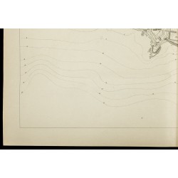 Gravure de 1885 - Plan ancien du port de Gènes - 4