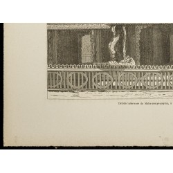 Gravure de 1860 - Temple Maha-comye-peyma à Amarapoura - 4
