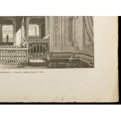 Gravure de 1860 - Temple Maha-comye-peyma à Amarapoura - 5