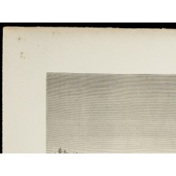 Gravure de 1860 - Camp touareg - 2
