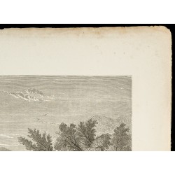 Gravure de 1860 - Forêt du Marghi - Nigeria Cameroun - 3