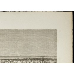 Gravure de 1860 - Vue de Kano au Nigeria - 3