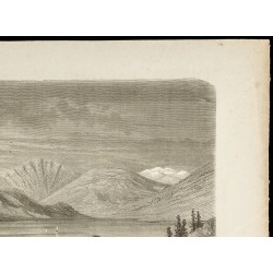 Gravure de 1860 - Vallée du Flatdal - Gustave Doré - 3