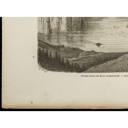 Gravure de 1860 - Vallée du Flatdal - Gustave Doré - 4