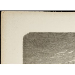 Gravure de 1860 - Vue des Bermudes - Port - 2
