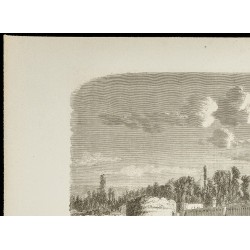 Gravure de 1860 - Pont Si-o-se Pol à Ispahan (Iran) - 2