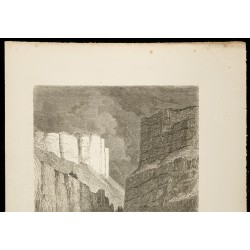 Gravure de 1860 - Rivière de Bill Williams Rio Colorado - 2