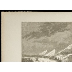 Gravure de 1860 - Les monts San-Francisco - 2