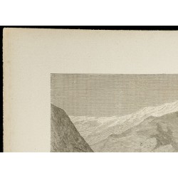 Gravure de 1860 - La vallée de Noukha - 2