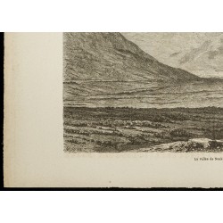 Gravure de 1860 - La vallée de Noukha - 4