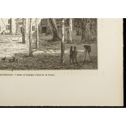 Gravure de 1860 - Vignoble de Grand-Constance - Cap de Bonne-Espérance - 5