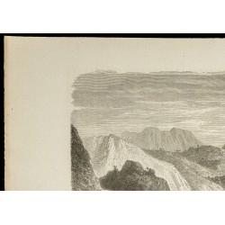 Gravure de 1860 - Jamaïque Baie de Santa-Anna - 2