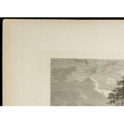 Gravure de 1860 - Temple toungouse sur les rives de l'Amour - 2