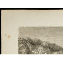 Gravure de 1860 - Vue de l'embouchure de la rivière de Saïgon - Viêt Nam - 2