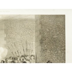 Gravure de 1873 - Massacre des otages de la Commune de Paris - 4