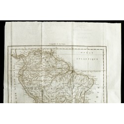 Gravure de 1820 - Carte ancienne de l'Amérique méridionale - 2