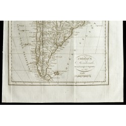 Gravure de 1820 - Carte ancienne de l'Amérique méridionale - 3