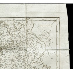 Gravure de 1820 - Carte ancienne de l'Europe - 3