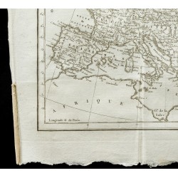Gravure de 1820 - Carte ancienne de l'Europe - 4