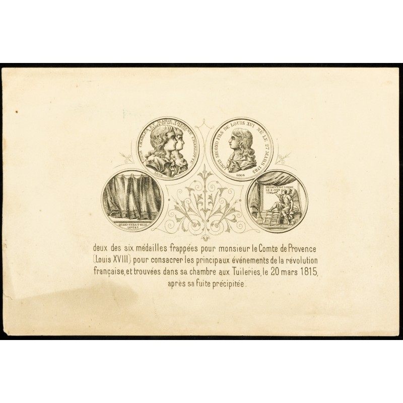 Gravure de Médailles Louis XVIII - 1