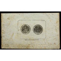 Gravure de Médaille en honneur de la Saint Barthélémy - 1