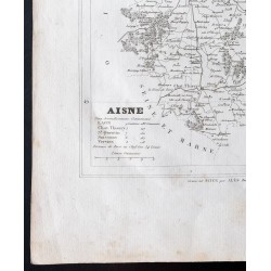 Gravure de 1833 - Département de l'Aisne - 4