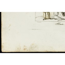 Gravure de 1850ca - Costumes du 15ème siècle - 4