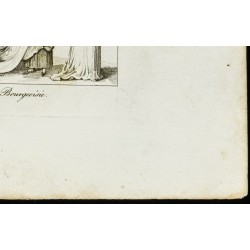 Gravure de 1850ca - Costumes du 15ème siècle - 5