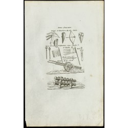 Gravure de Armes françaises - 1