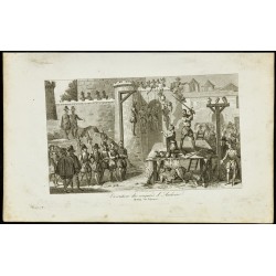Gravure de Exécution des conjurés d'Amboise - 1
