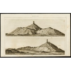 Gravure de 1852 - Temple de Belus - Mésopotamie - 1