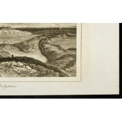Gravure de 1852 - Vue des ruines de Babylone - 5