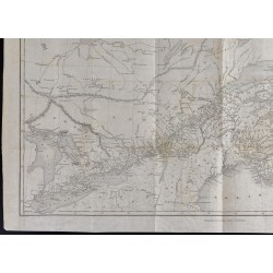 Gravure de 1839 - Carte de British America - 3
