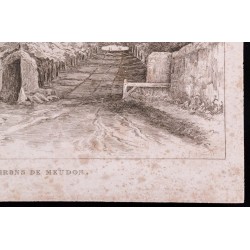 Gravure de 1840 - Vue des environs de Meudon - 5