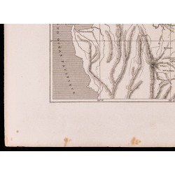 Gravure de 1880 - Carte du Darien Méridional - 5