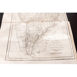 Gravure de 1824 - Carte de l'Amérique du Sud - 3
