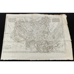 Gravure de 1780c - Carte ancienne de l'Asie - 6