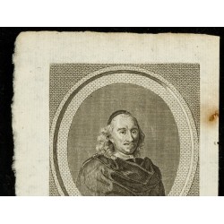 Gravure de 1810 - Portrait de Pierre Corneille - 2