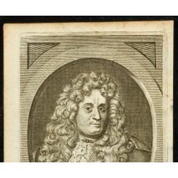 Gravure de 1710 - Portrait de Samuel Puffendorf - 2