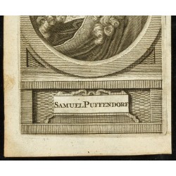 Gravure de 1710 - Portrait de Samuel Puffendorf - 3