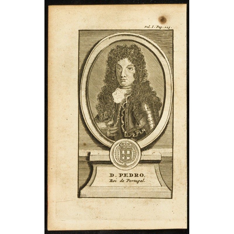 Gravure de 1710 - Portrait de Pierre II - 1