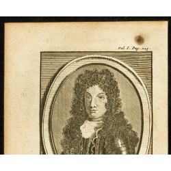 Gravure de 1710 - Portrait de Pierre II - 2