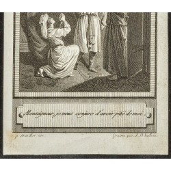 Gravure de XVIIIe - Petite gravure sur l'Histoire de la belle Arouya - 3